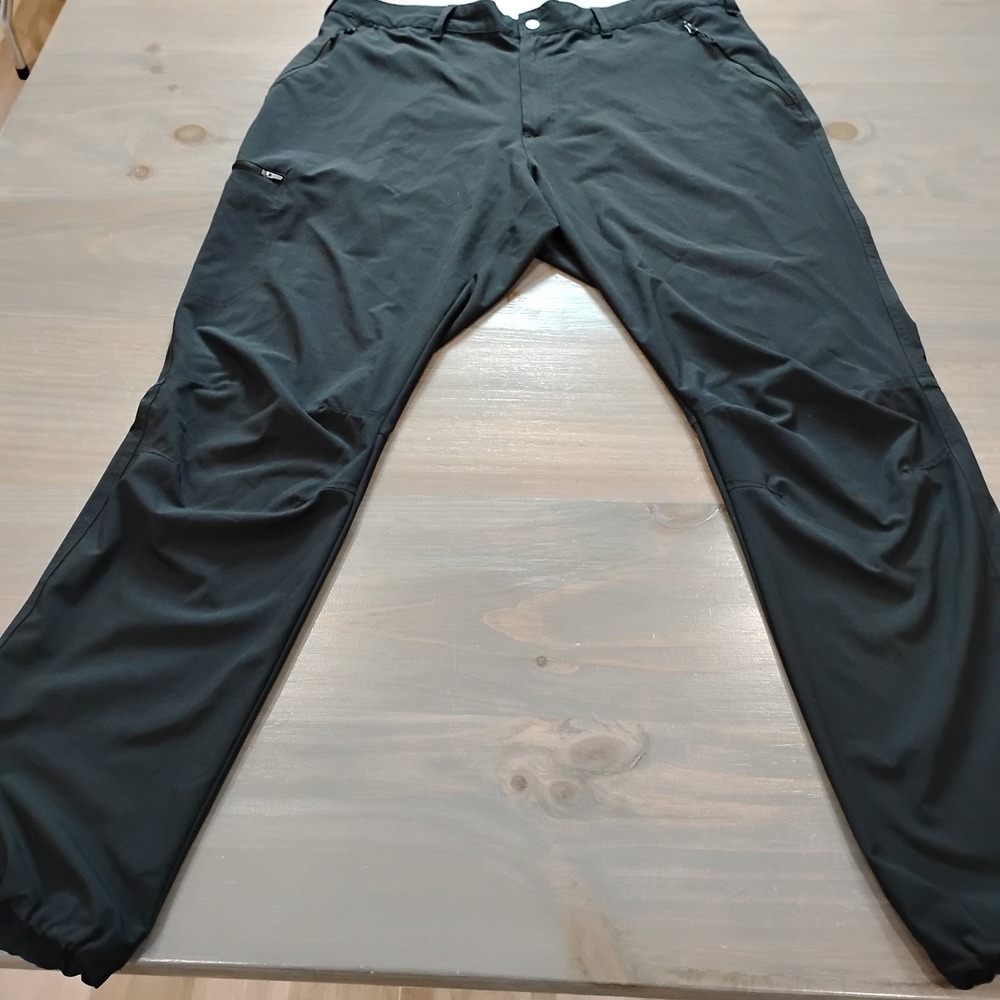 Columbia Premier Outdoor Men's Black Pants Size 40/50 Lightweight Quick Dry